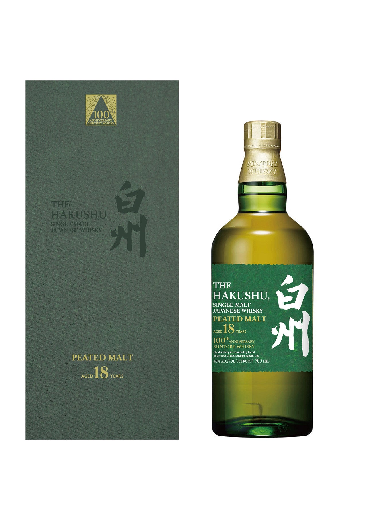 Hakushu 18 Jahre Peated 100th anniversary Edition 0,7 l