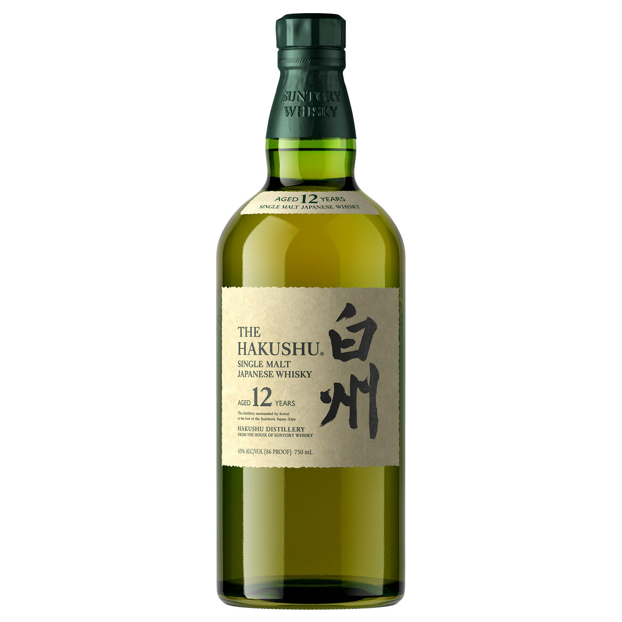 Hakushu Whisky 12 Jahre 0,7 l