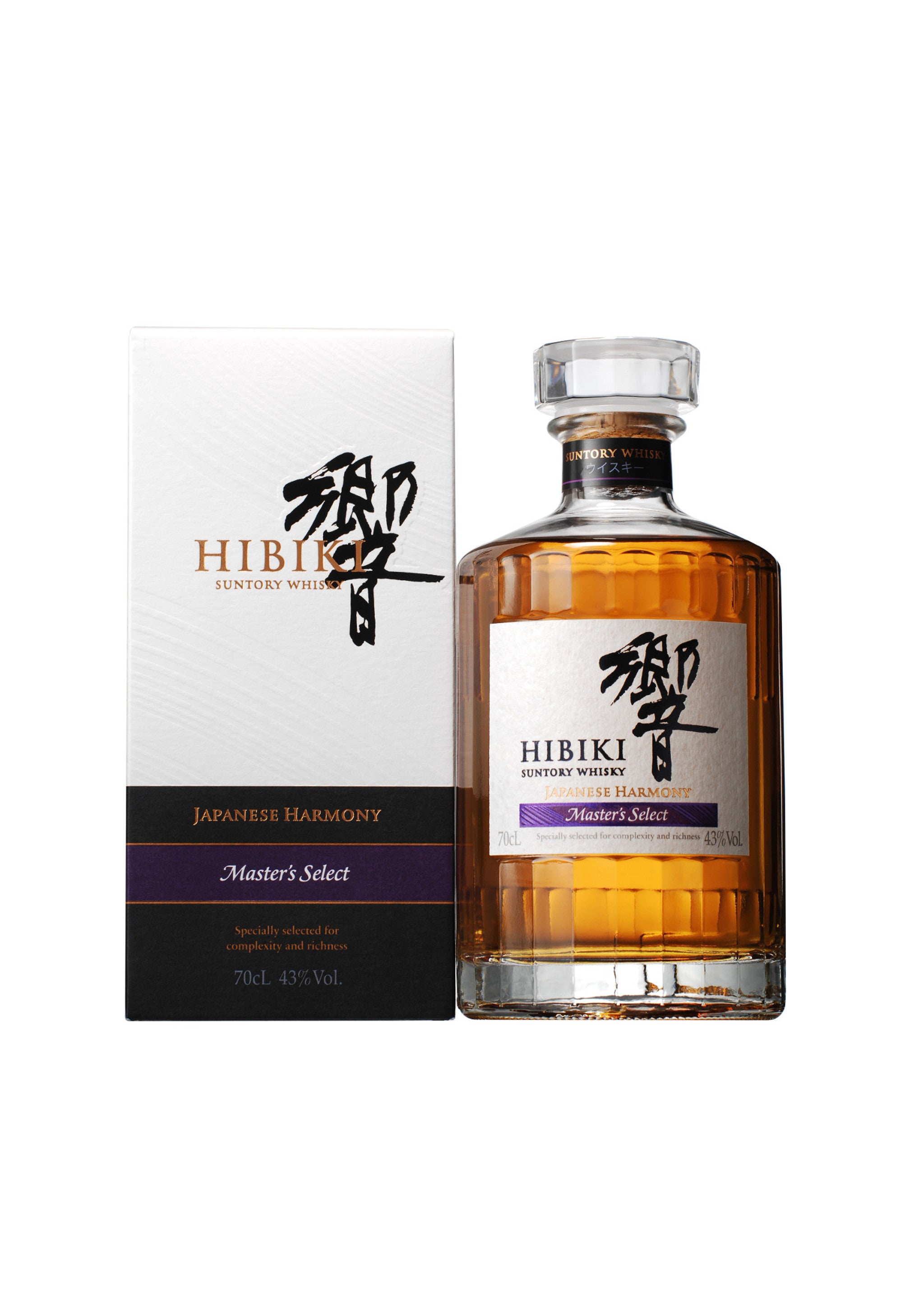 Suntory Whisky Hibiki Japanese Harmony Master's Select mit Geschenkverpackung 0,7 Liter